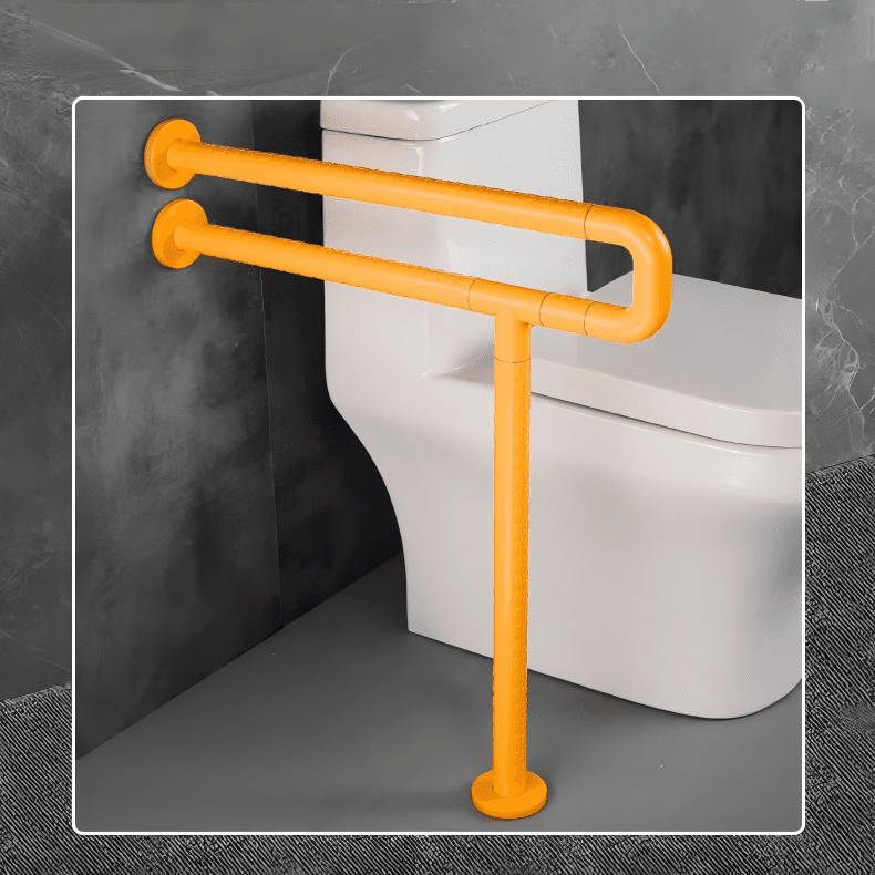 foldable toilet grab bar