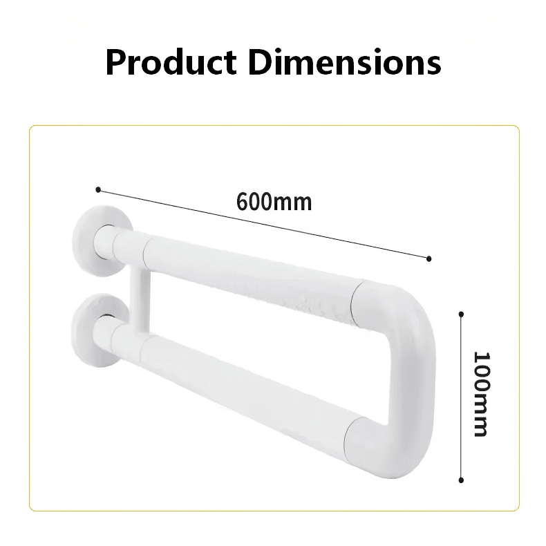 foldable toilet grab bar