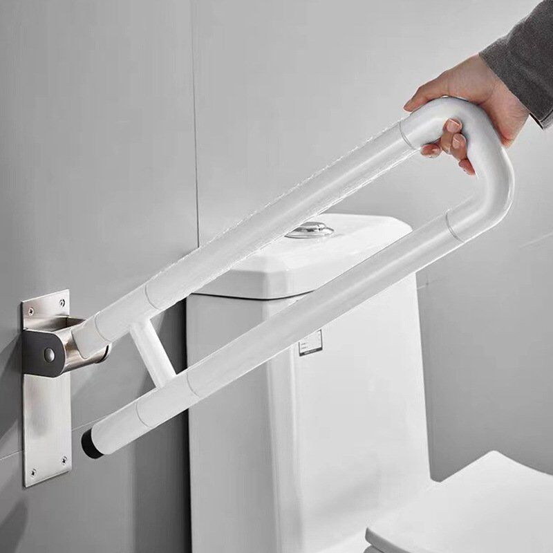 foldable toilet grab bar