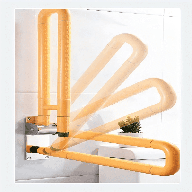 foldable toilet grab bar