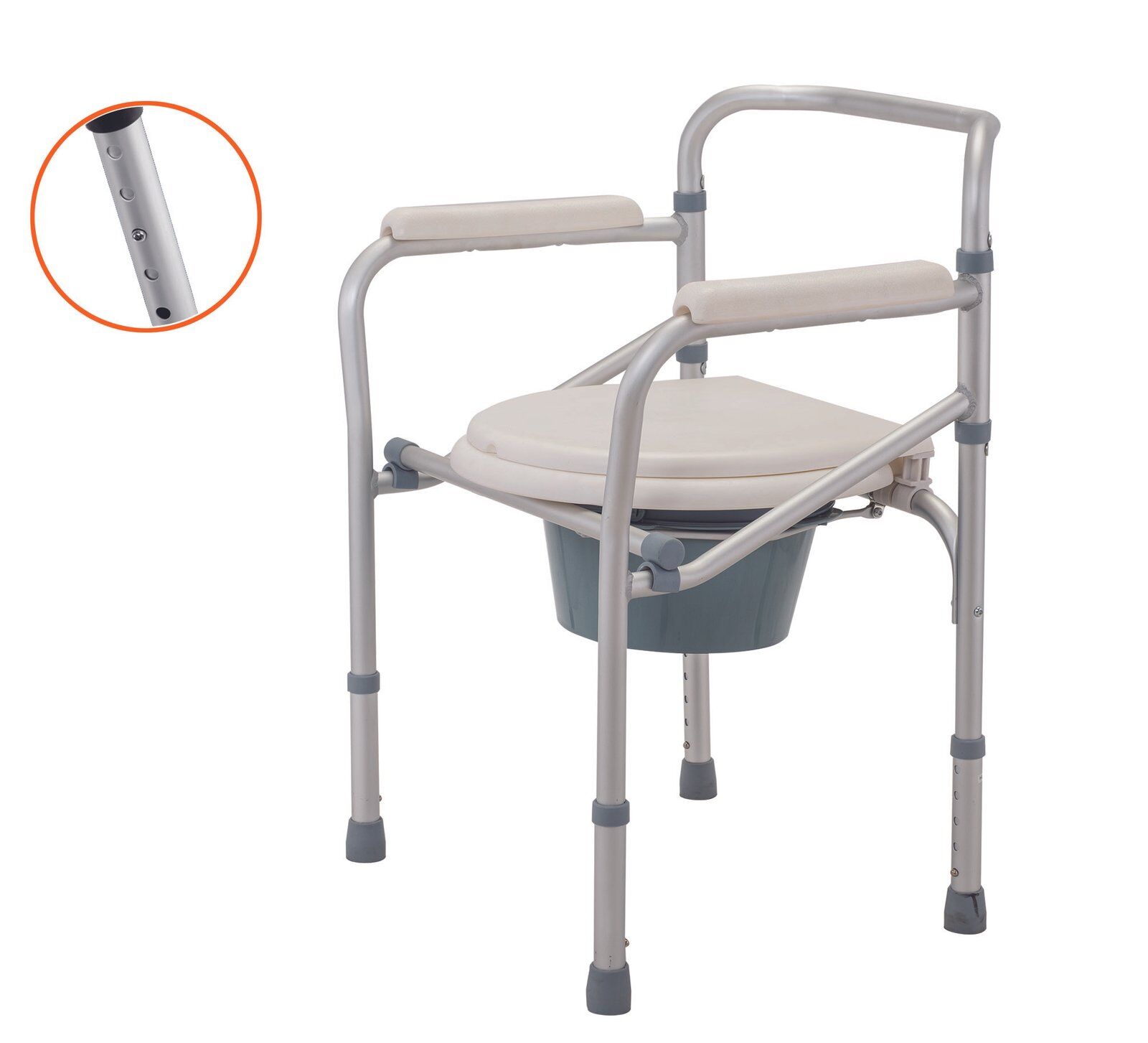 commode chair (aluminum alloy)