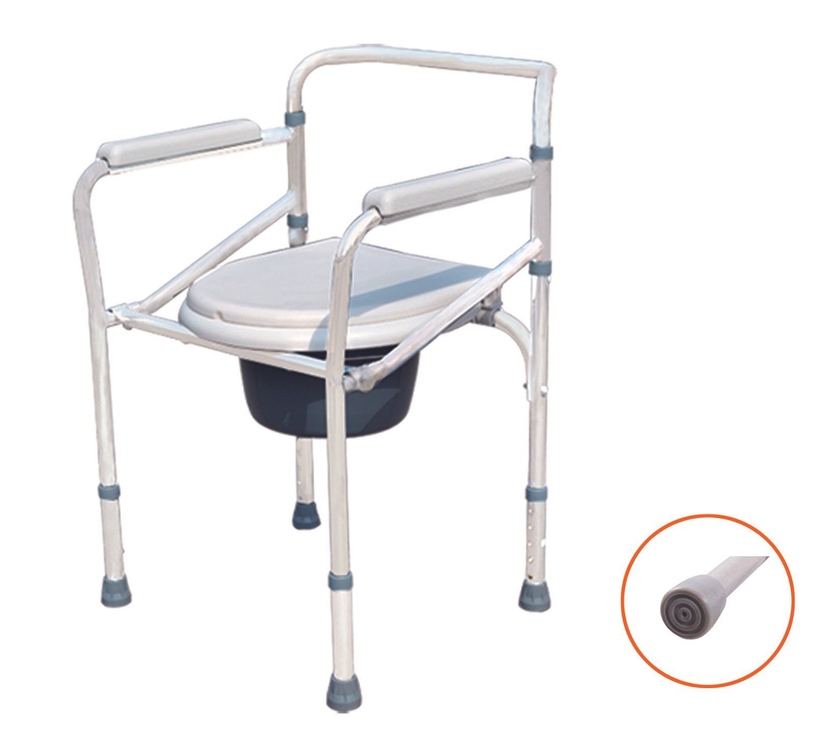 commode chair (steel tube)