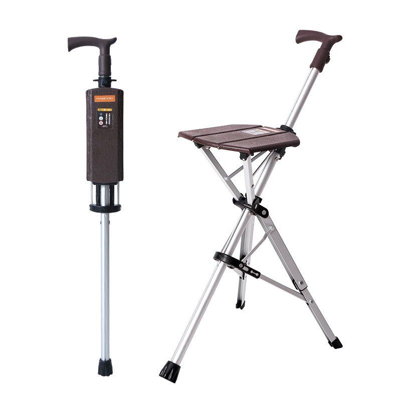 one click folding cane seat